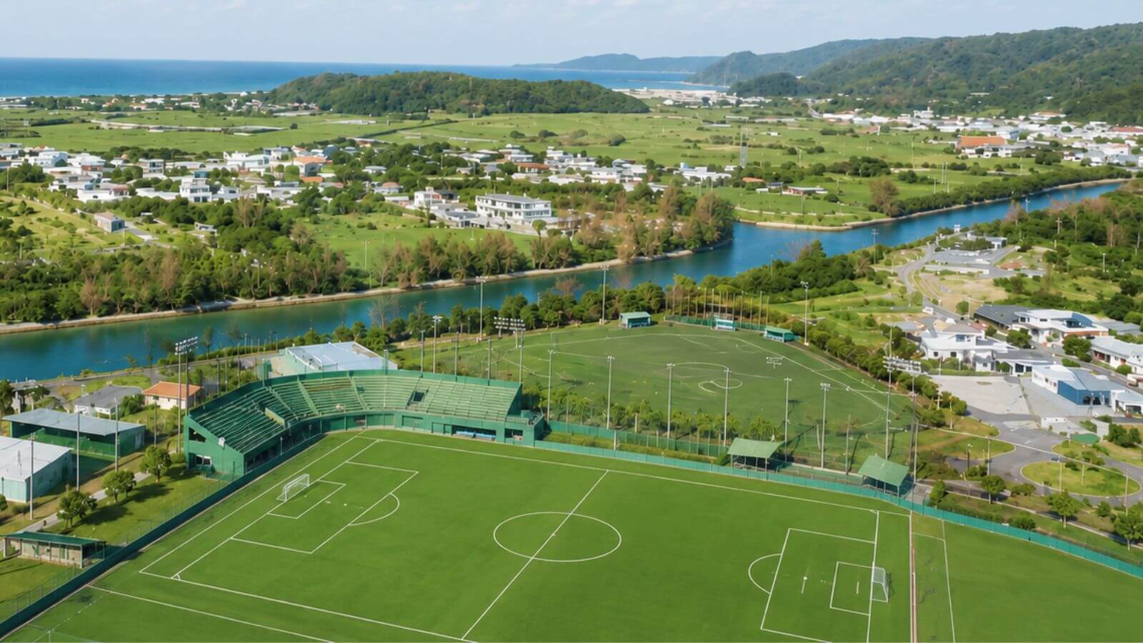 大きいサッカー場